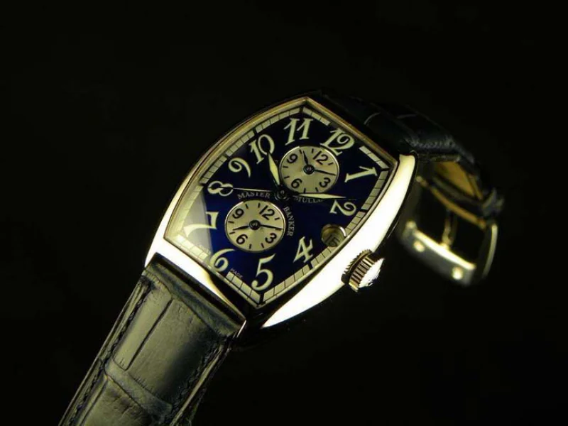 腕時計 コピー FRANCK MULLER フランクミュラー マスターバンカー ブルーダイヤル 5850MB