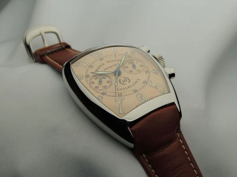 フランク・ミュラー コピー 時計 カサブランカ クロノグラフ 10周年記念モデル8880CASACC AC Salmon Pink