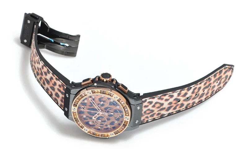 (HUBLOT)ウブロ ビッグバン コピー セラミックレオパード 341.CP.7610.NR.1976 高級 時計