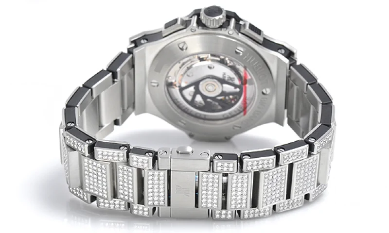 (HUBLOT)ウブロ スーパーコピー ビッグバン スチール ブレスレットパヴェ 301.SX.1170.SX.3704 時計 人気