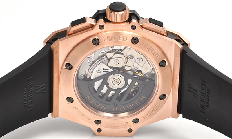 (HUBLOT)ウブロ コピー時計 キングパワー パワーリザーブ ゴールド 709.OM.1780.RX