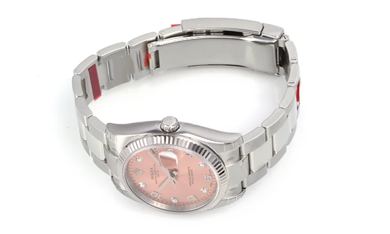 ロレックス(ROLEX) 時計 オイスターパーペチュアル デイト 115234G ピンク