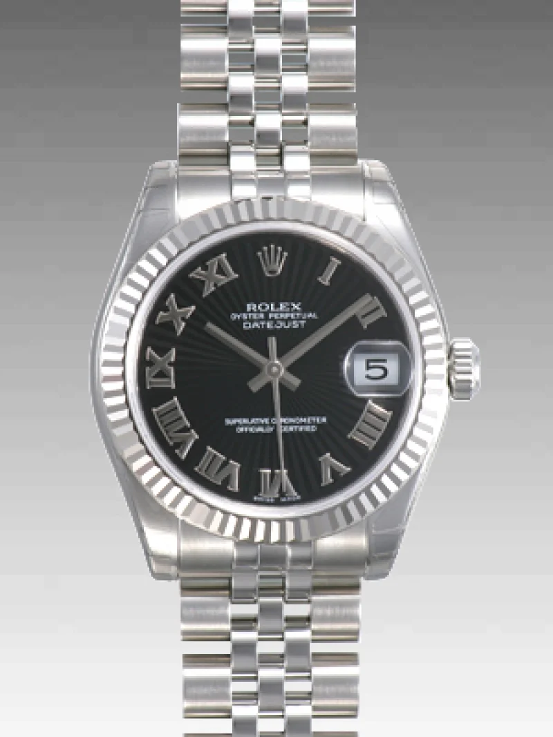 ロレックス デイトジャスト 178274ホワイト コピー時計 31mm 自動巻き