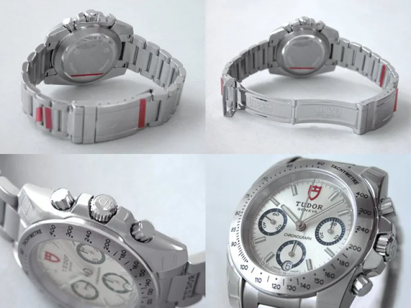 チュードル Tudor腕時計コピー クロノグラフ 3列ブレス シルバー 20300